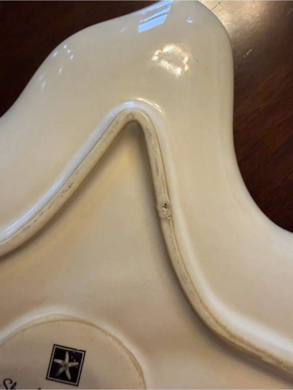 Starfish Beach Themed Ceramic Plate